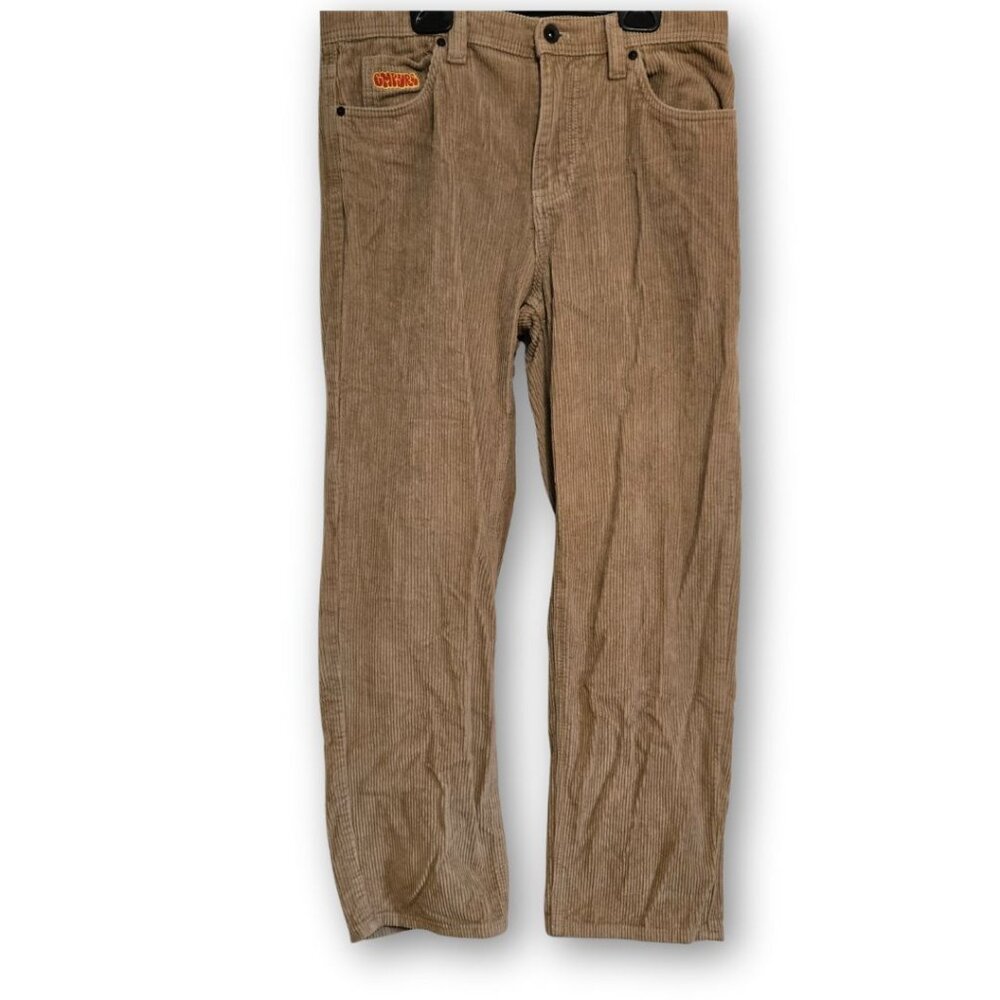Empyre Men's/Boy's Size 28"w 29"l Chunky Tan Corduroy Relaxed Fit Skater Pants